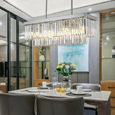 Luxury Strip Crystal Dining Room Pendant Light - Clowas